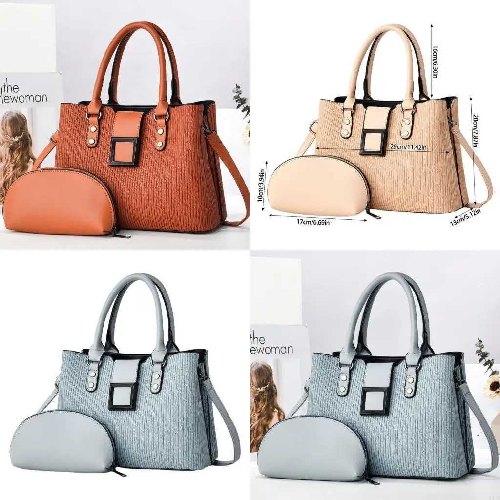 

Практичная женская сумка через плечо из 2 предметов на каждый день