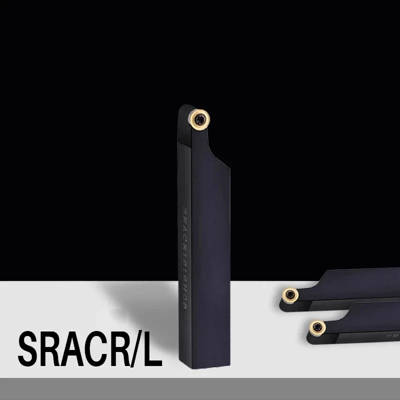 

1pc High Quanlity SRACR1212H06 SRACR2020K10 SRACR2020K12 SRACR2525M12 SRACR For RCMT06 Insert External Turning Tool Holder