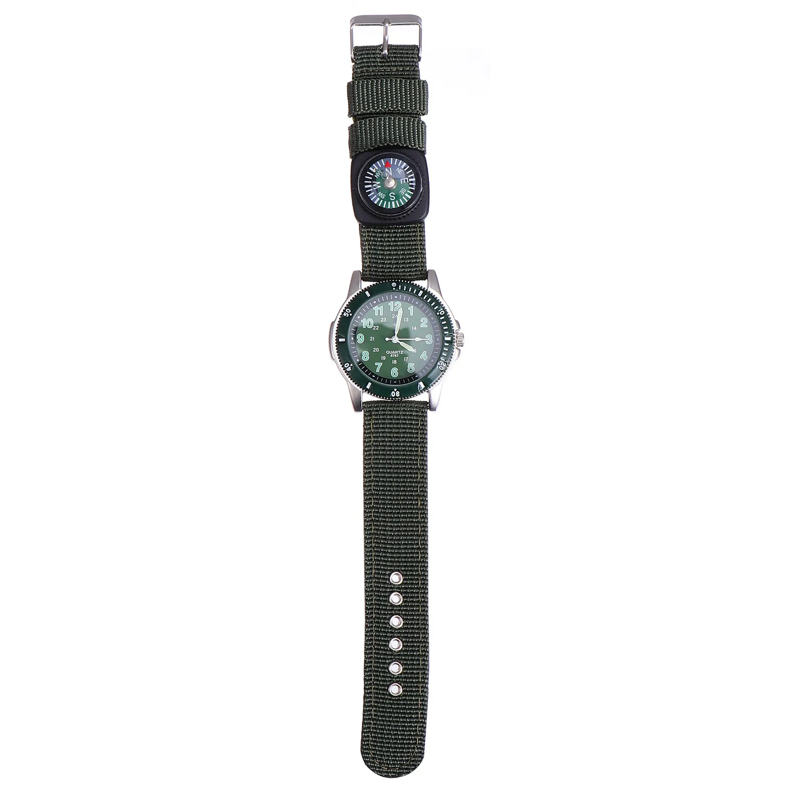 

1Pcs Waterproof Children Watch Luminous Camouflage Style Quartz Kids Watch Stainless Steel Buckle Comfortable Canvas Strap