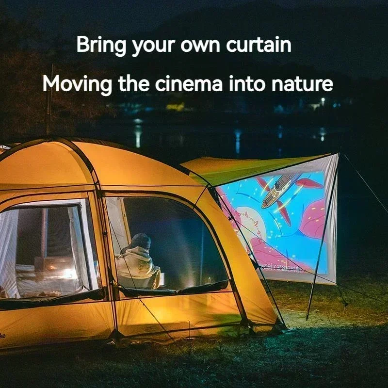 Naturehike Prefabricated House Tents Army Curtain Beach Booths Outdoor Full Folding Awnings Structure Campaign House 8 People