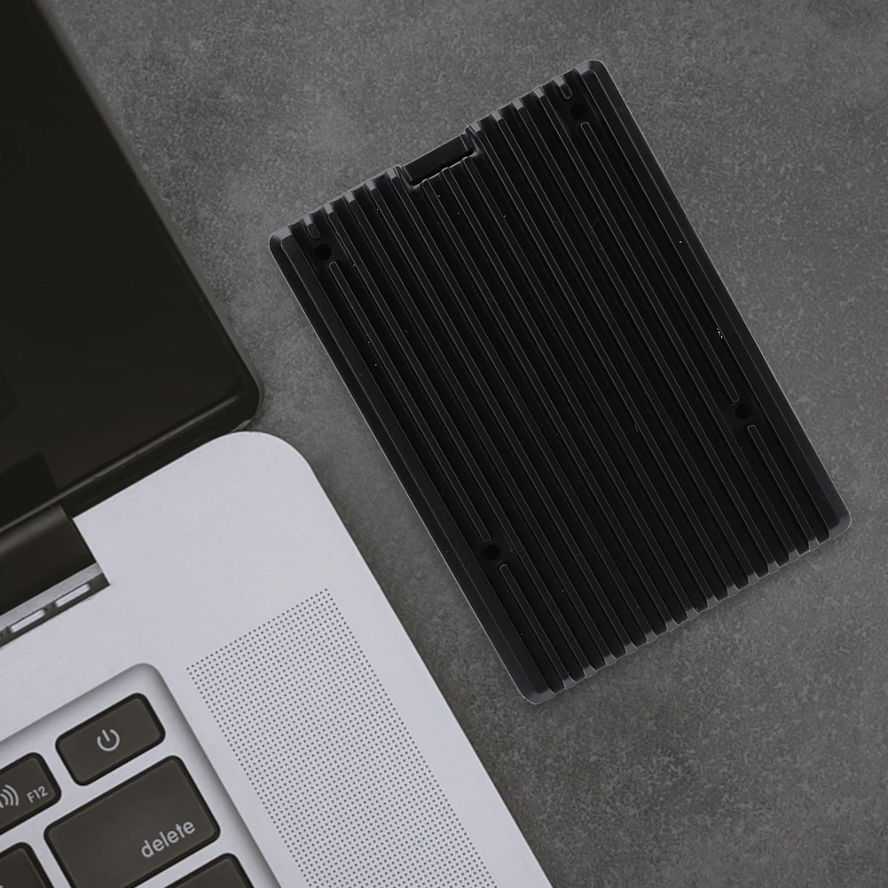 Корпус Raspberry Pi 5, алюминиевый корпус Raspberry Pi 5, простой в установке, сверхмощный металлический корпус с пассивным охлаждением, подходит для Raspberry Pi 5