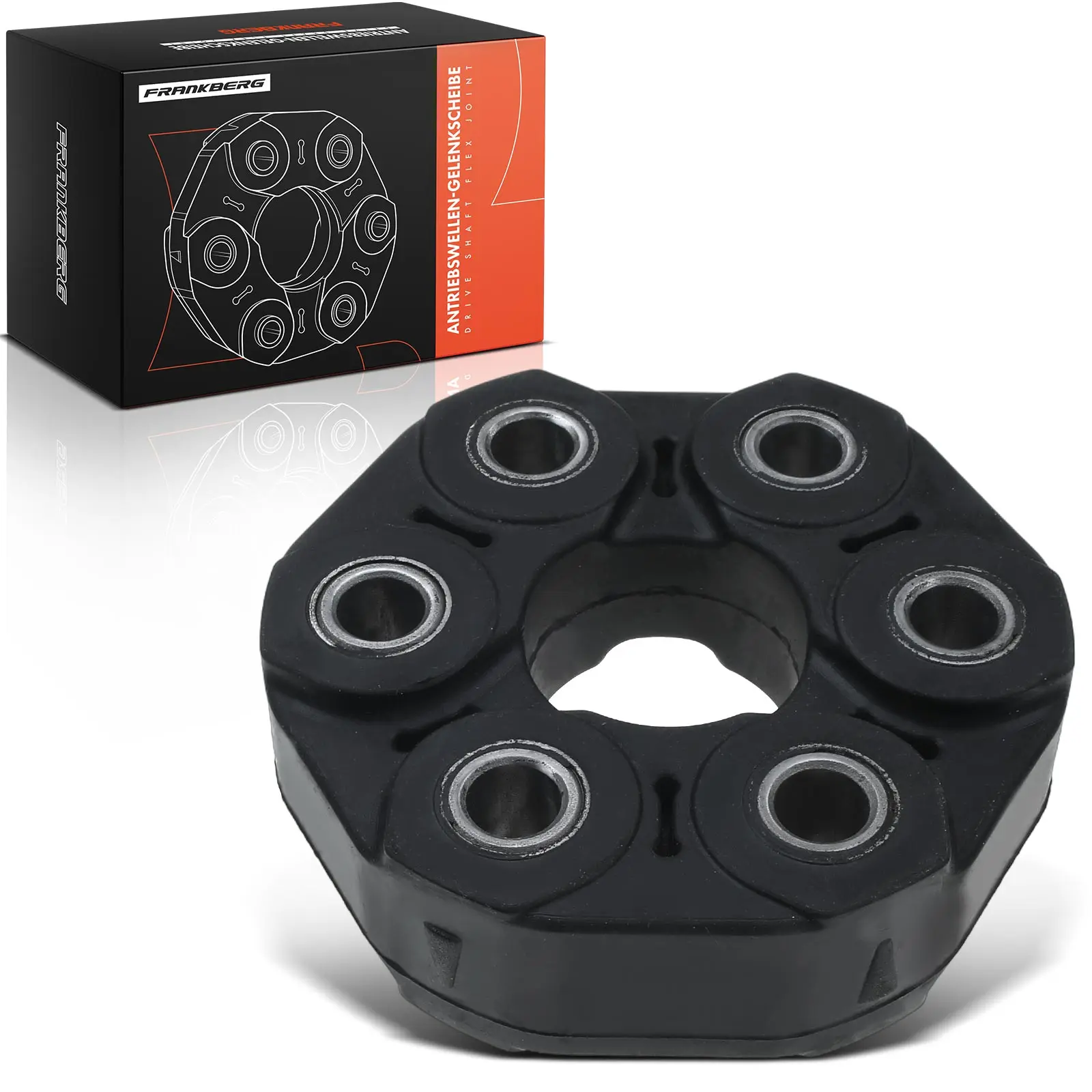 Frankberg 1x disque Hardy, arbre cardan, essieu arrière droit pour Hyundai Santa Fé I SM KIA Sportage JE 90928187