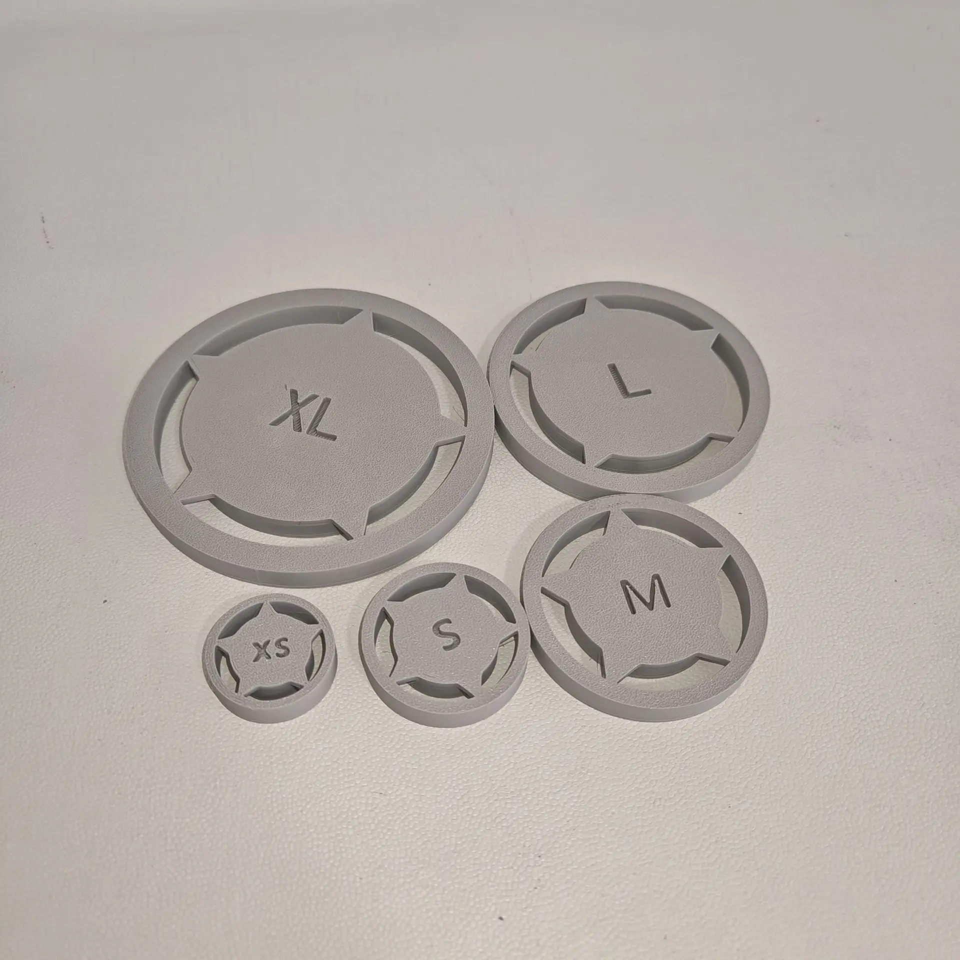 5pcs Pottery Foot Ring Template Consistent Base Ring Mold Lightweight Ceramic Clay Trimming Tool DIY Ceramic Making Supplies