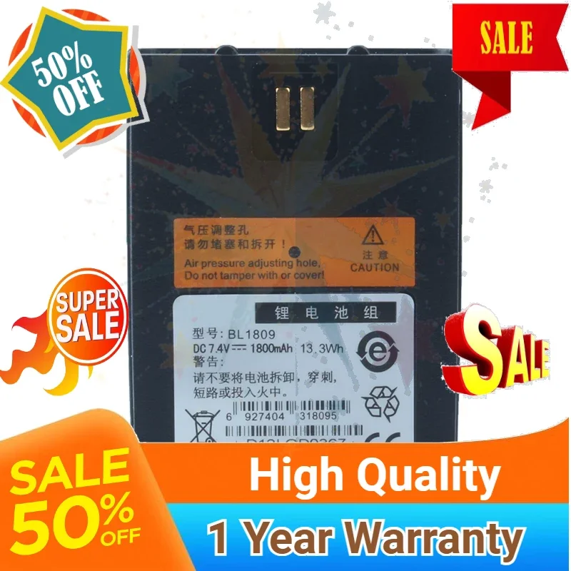 SWZY New 7.4V 1400mAh/1800mAh BL1401 BL1809 Replacement Li-ion Battery for Hytera X1P Z1P X1Ae Two Way Radios Battery
