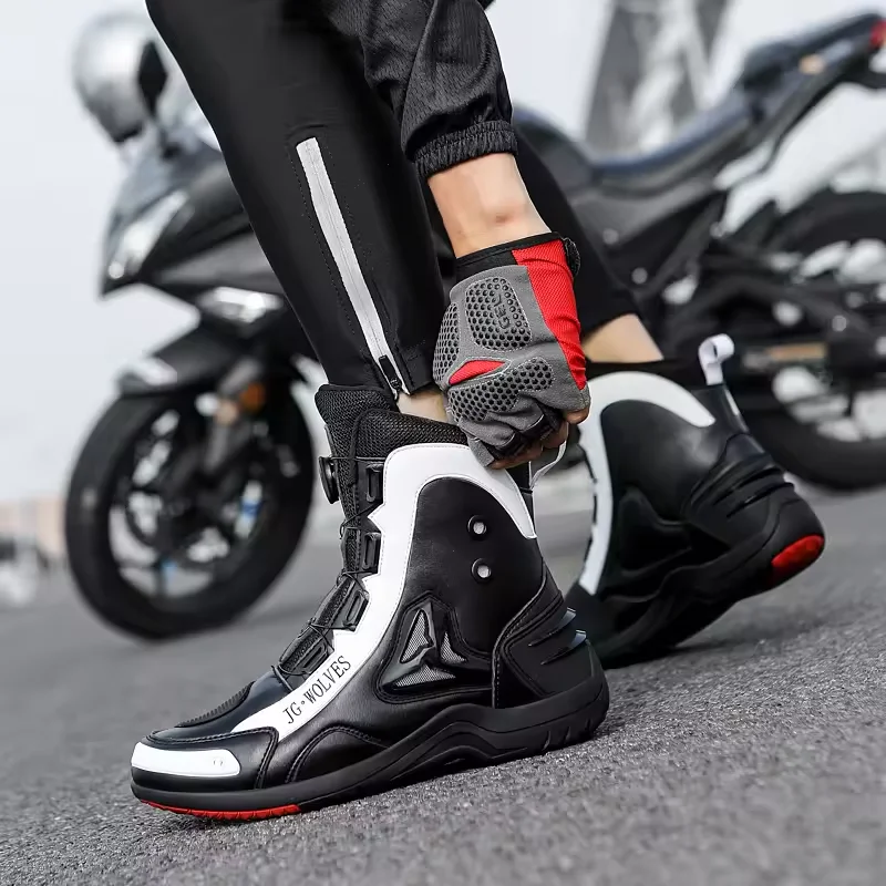 Cycling Commute Shoes - JG.WOLVES Outdoor Cycling Motorcycle Shoes Waterproof