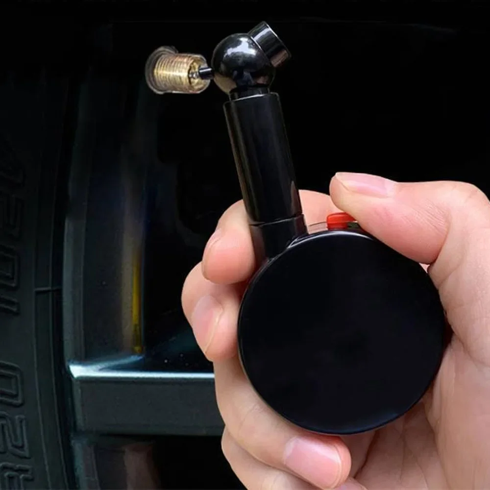 Manometro per pneumatici per auto Puntatore di sgonfiaggio pneumatici Manometro per gonfiaggio pneumatici automatico Misurazione rilevatore di misuratori ad alta precisione