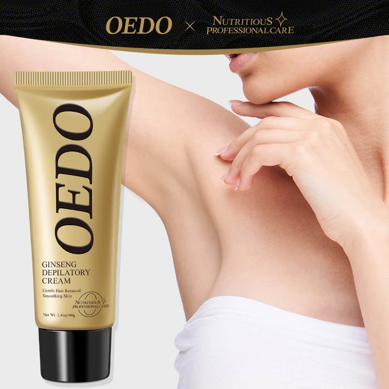 

OEDO Ginseng Body Hair Removal Cream for Men and Women Hand Leg Hair Loss Depilatory Cream Removal Armpit Depilatory Cream