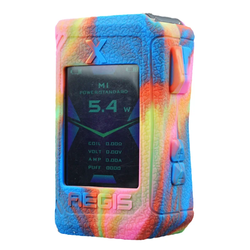 غلاف سيليكون الملمس ل Geekvape ايجيس X طقم عصري ، غطاء كم الجلد ، هلام التفاف هلام