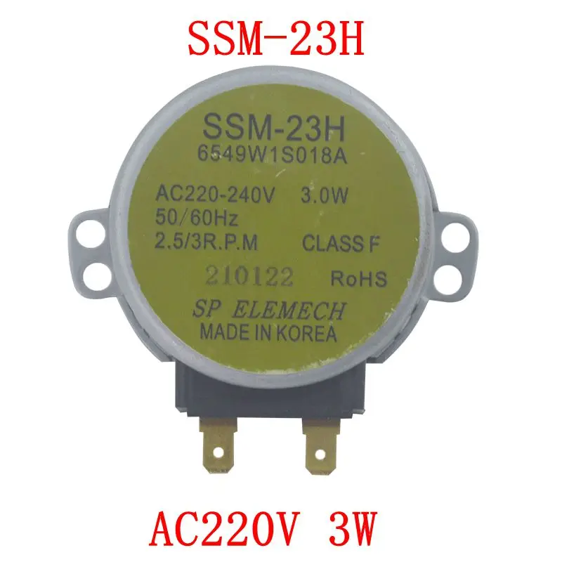 

Microwave Oven Synchronous Motor Tray Motor SSM-23H 6549W1S018A for lg Microwave Oven Parts Accessories