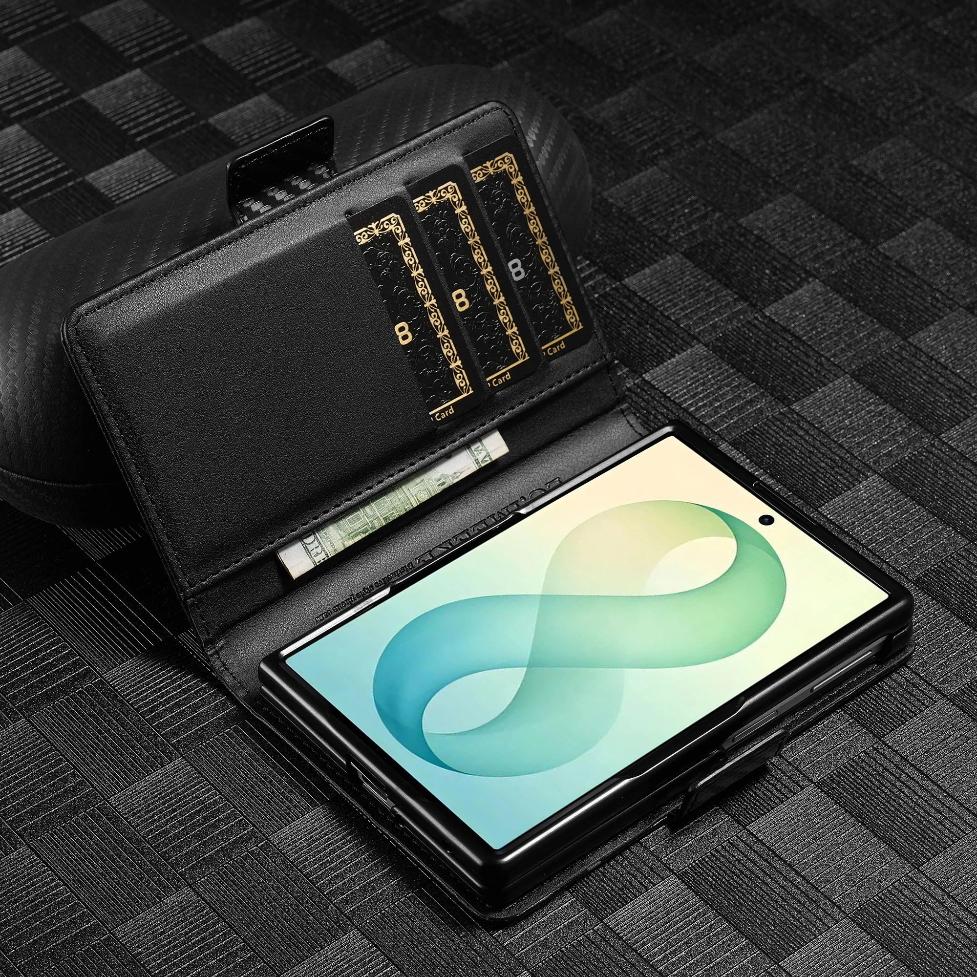 Luxury Business Flip Cards Sol - Briefcase Leather Slim ulasan dan harga