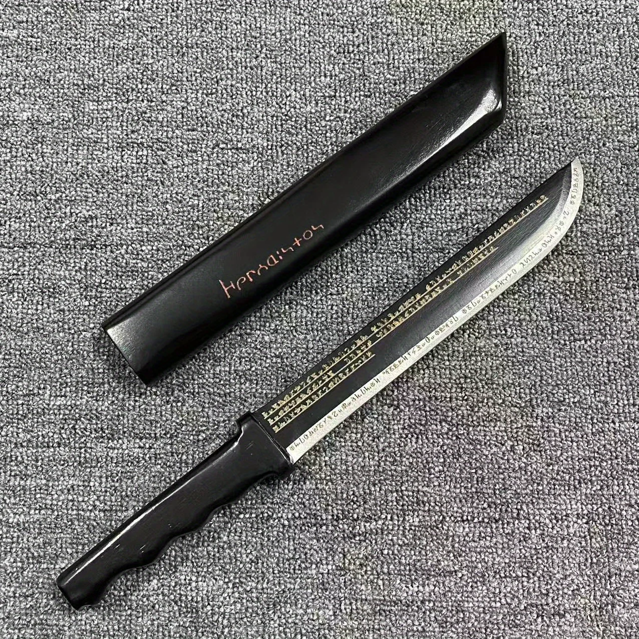 16inch Hestia Anime Katana Cosplay Prop DanMachi Sword Katana Wooden Ninja Knife Real Size Japanese Original Samurai Sabre Toy