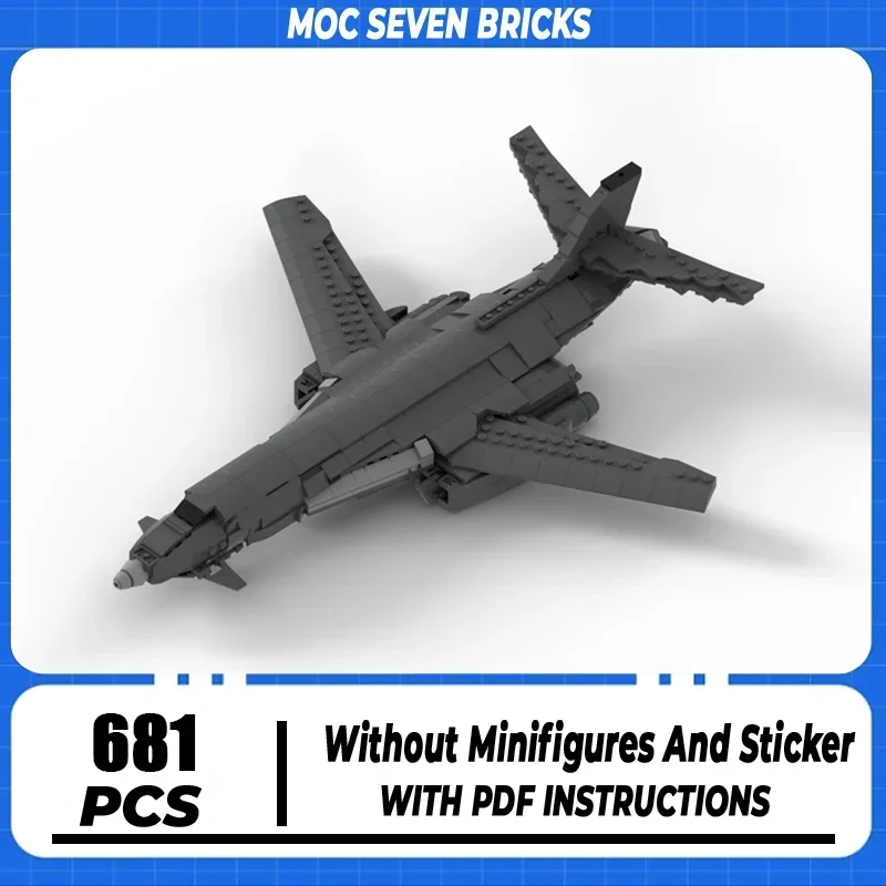 

Строительные блоки Moc в стиле милитари B1 Lancer Bomber Модель Технология Кирпичи DIY Сборка Самолет Игрушки для