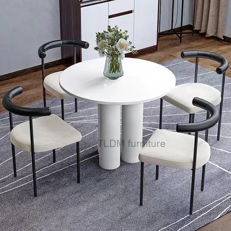 

Boucle Lounge Nordic Chair Restaurant Velvet Single Banquet Indoor Chairs Living Room Luxury Silla Terciopelo Home Furniture