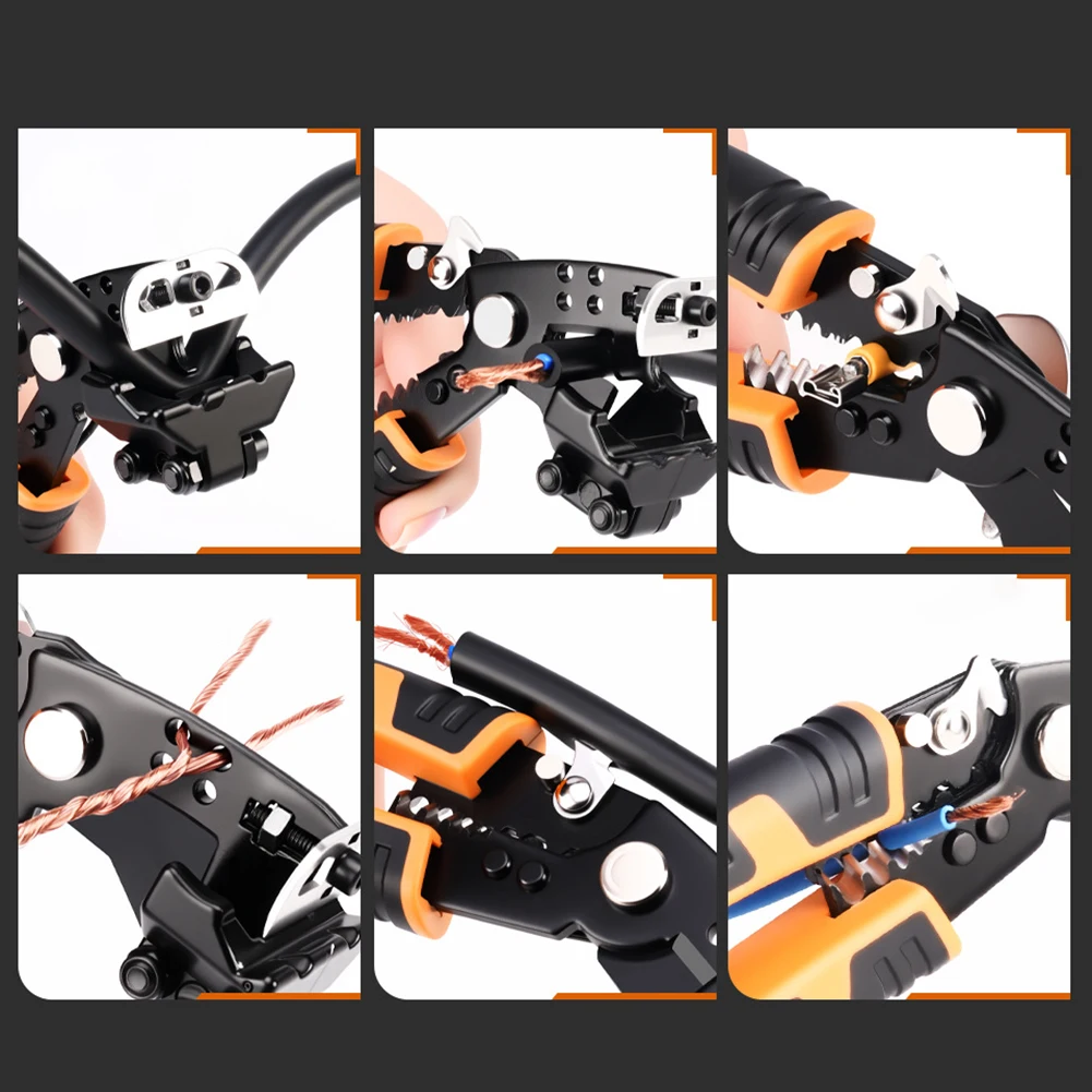 

Многоцелевые плоскогубцы для зачистки проводов с режущим обжимом для электриков, для кабеля, медная трубка, медная трубка, сломанная проволока