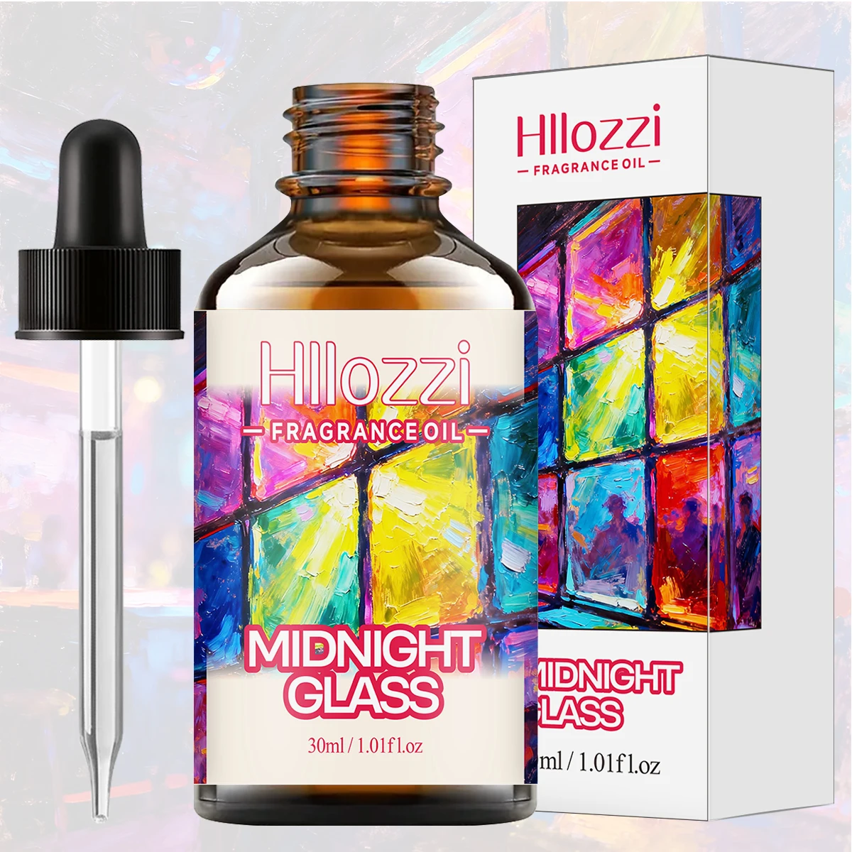 Óleos essenciais Midnight Glass com aroma fresco e agradável, tornando-os adequados para difusores de aromaterapia, umidificadores e artesanato DIY.