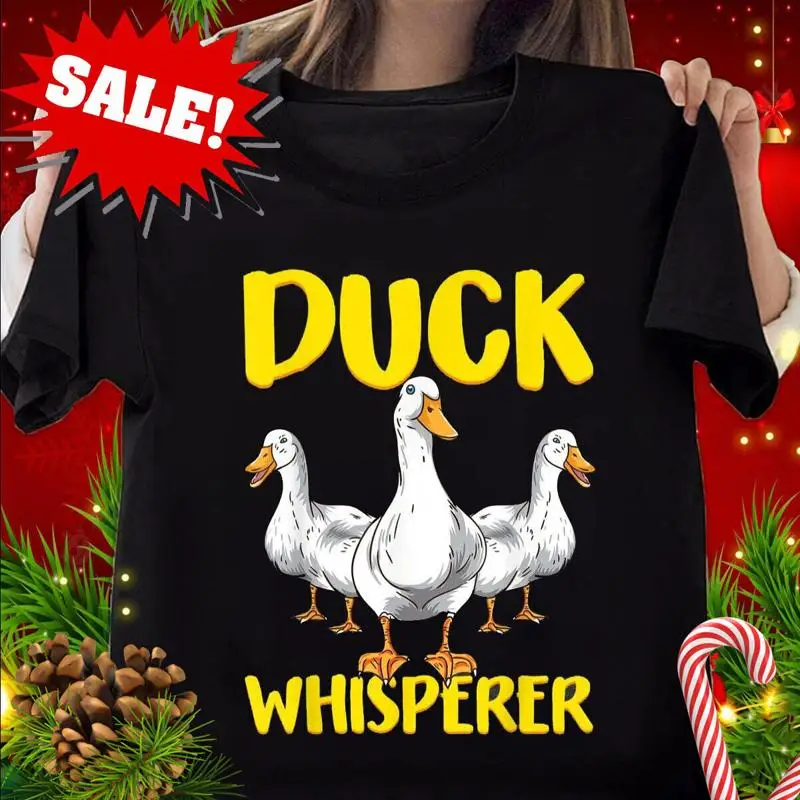 

Утка Шепот Утки Фермер Забавная футболка Duckoholic Fun Lover2