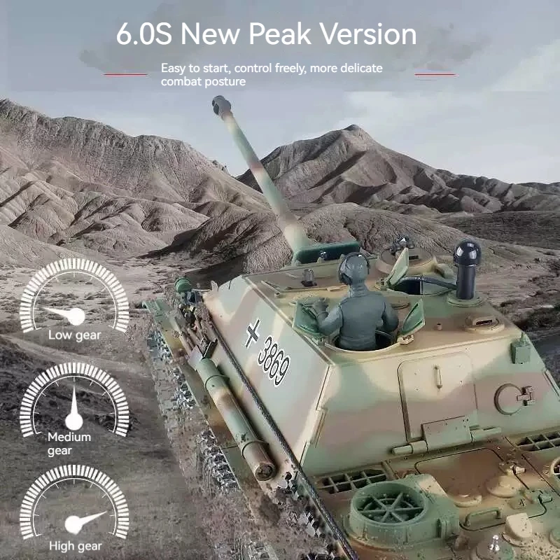 Neue Henglong Fernbedienung Metall Tank 1/16 Deutsch Gepard Kämpfer Spielzeug Auto Elektrische Fernbedienung Militär Modell Junge Spielzeug Geschenk