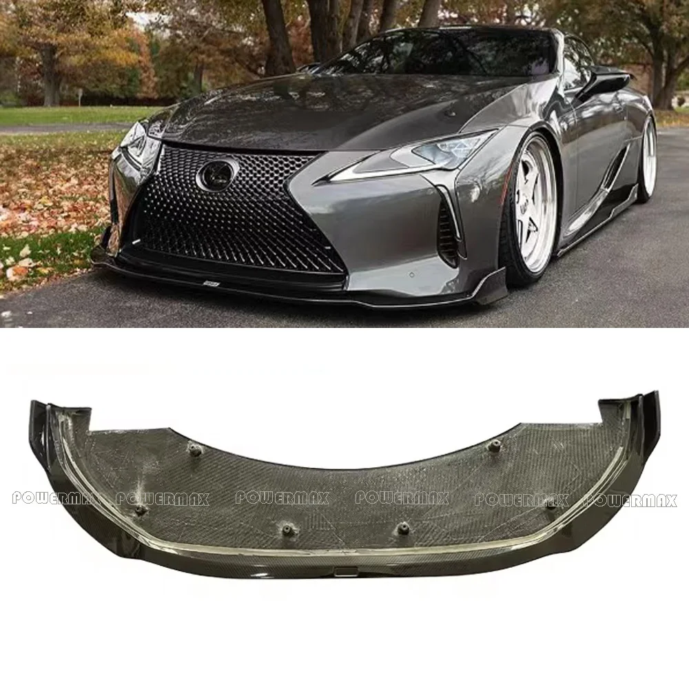 

Wholesale New and Used Dry Carbon Fiber T-Style Front Bumper Lip for Lexus LC500/LC500h Body Kit Upgrade