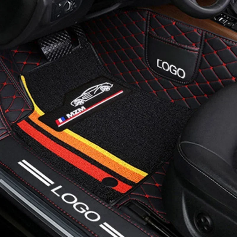 Sells High Quality Waterproof Single or Double Multiple Colors and Styles Car Mats 4 Pieces Car Floor MATS for 99% of The Cars