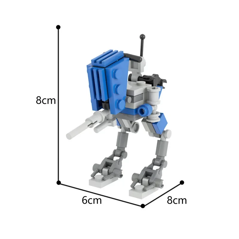 Stock MOC 5/10 PCS Building Blocks Movie Scene War Robot Mecha Clone Compatible Brand Bricks Educational DIY Assembly Toys Gifts