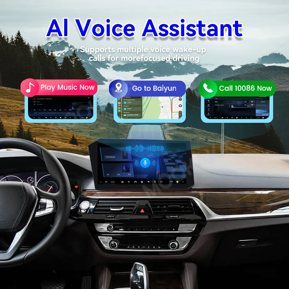 أندرويد 14 ستيريو تلقائي 12.9 "لسيارات BMW 5 Series 6 Series Gran Turismo 5GT 6GT 2018-2020 راديو السيارة نظام تحديد المواقع والملاحة رئيس وحدة Carplay