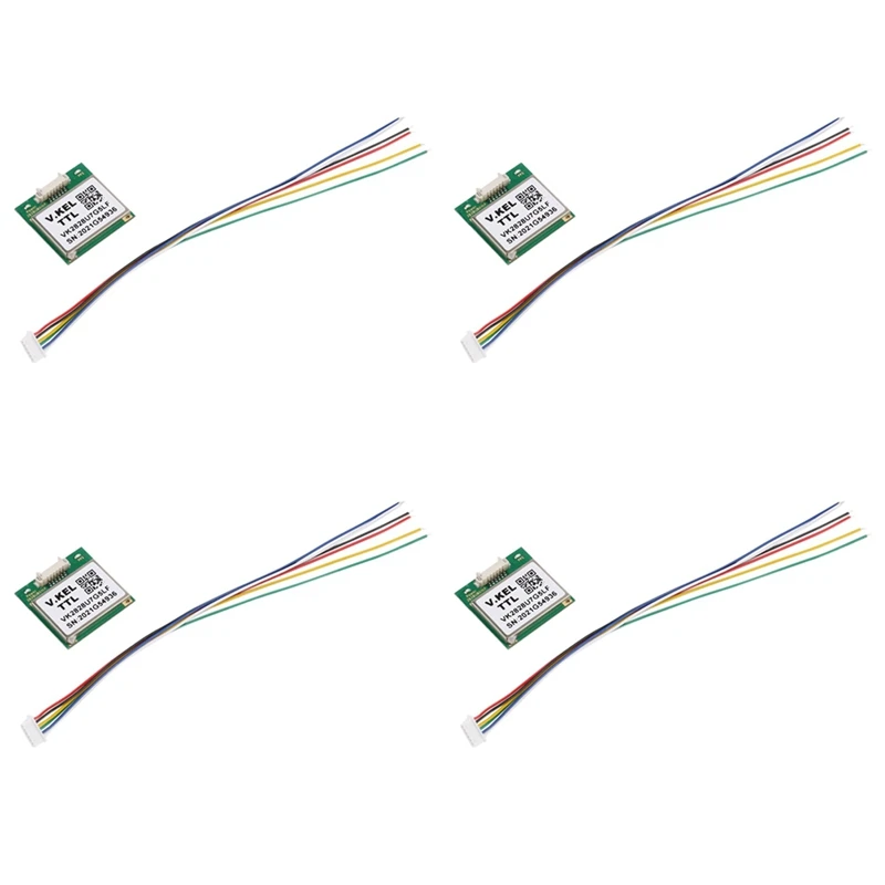 

4X VK2828U7G5LF GPS Module TTL 1-10Hz With Antenna FLASH Flight Control GPS Model