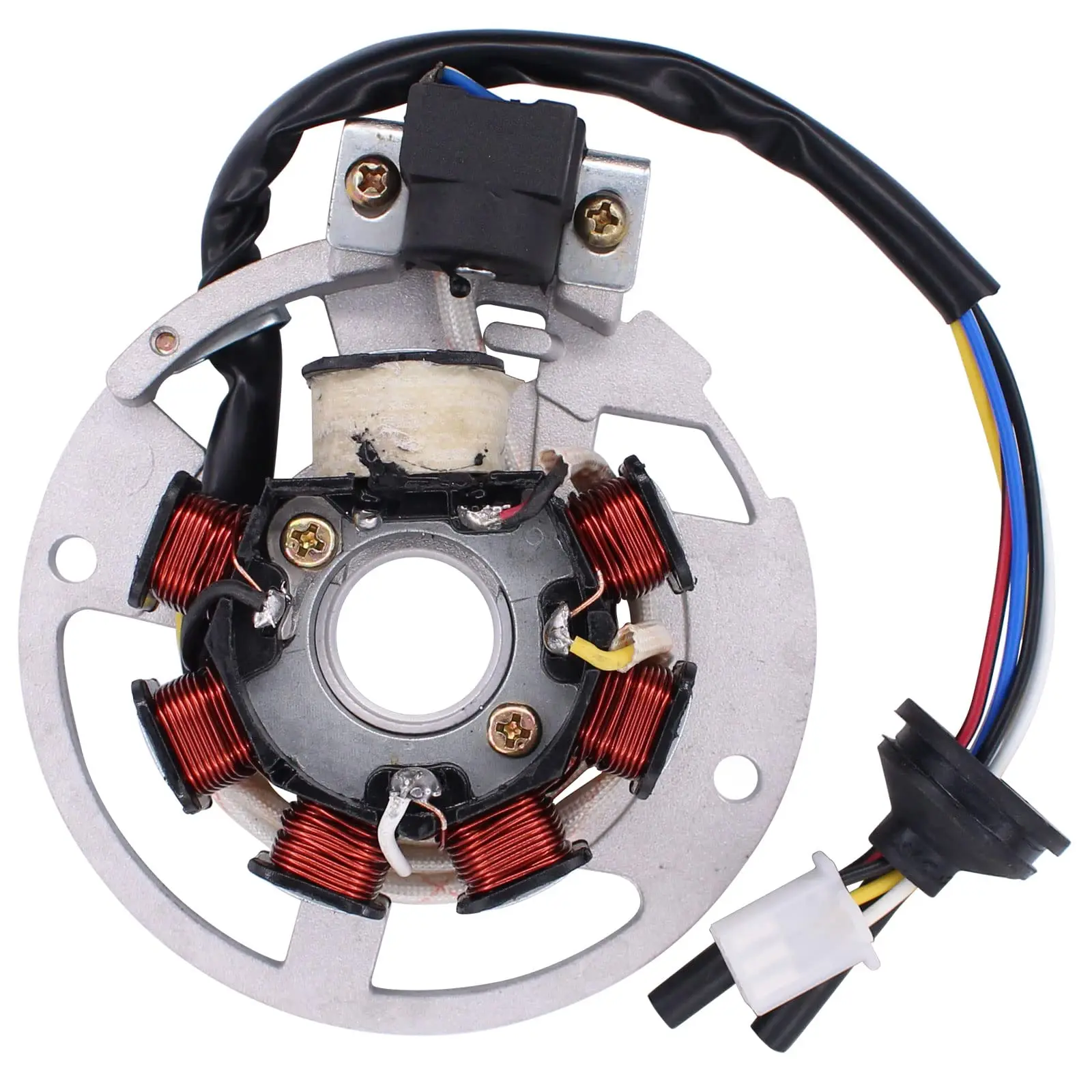 

Electric Magneto Stator for Scrambler Predator 50 Sportsman 90 ATV E-TON AXL50 AXL90 DXL90 RXL50 RXL70 RXL90 2 Stroke