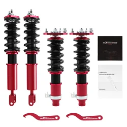 Full Coilovers Kit For Honda Prelude MK5 V BB6 BB8 1996-2001 Coil Shock Absorber Adjustable Height Suspension Springs Kits