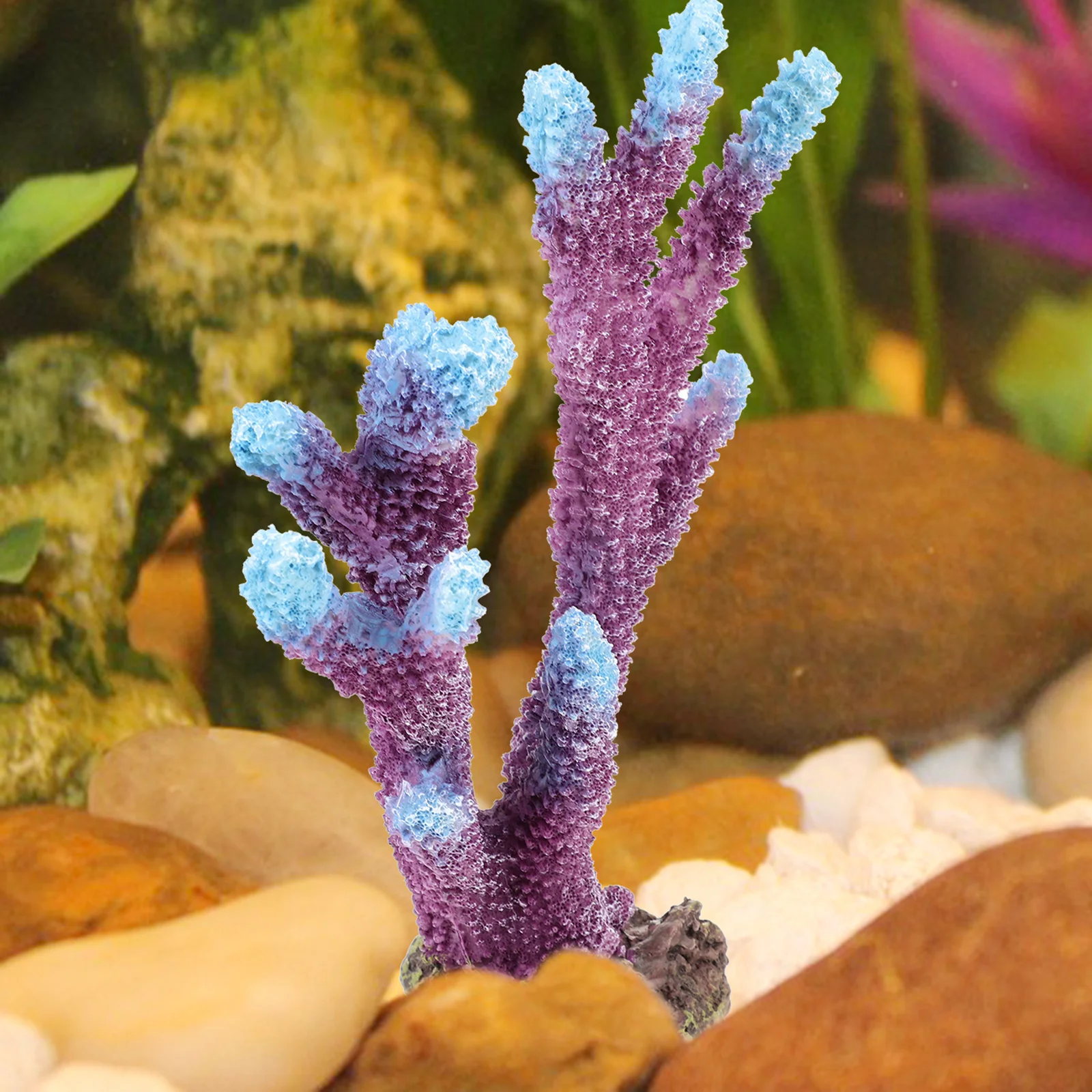 

Simulation Coral Reef Stone Aquarium Decor Resin Plant Artificial Fish Tank Landscape Ornament Aquarium Plant Adornment Lifelike