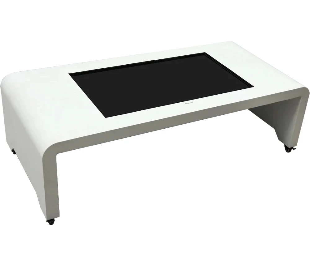 Table Built in PC with Touch Screen AIO Computer conference table white touch screen monitor digital signage and displays