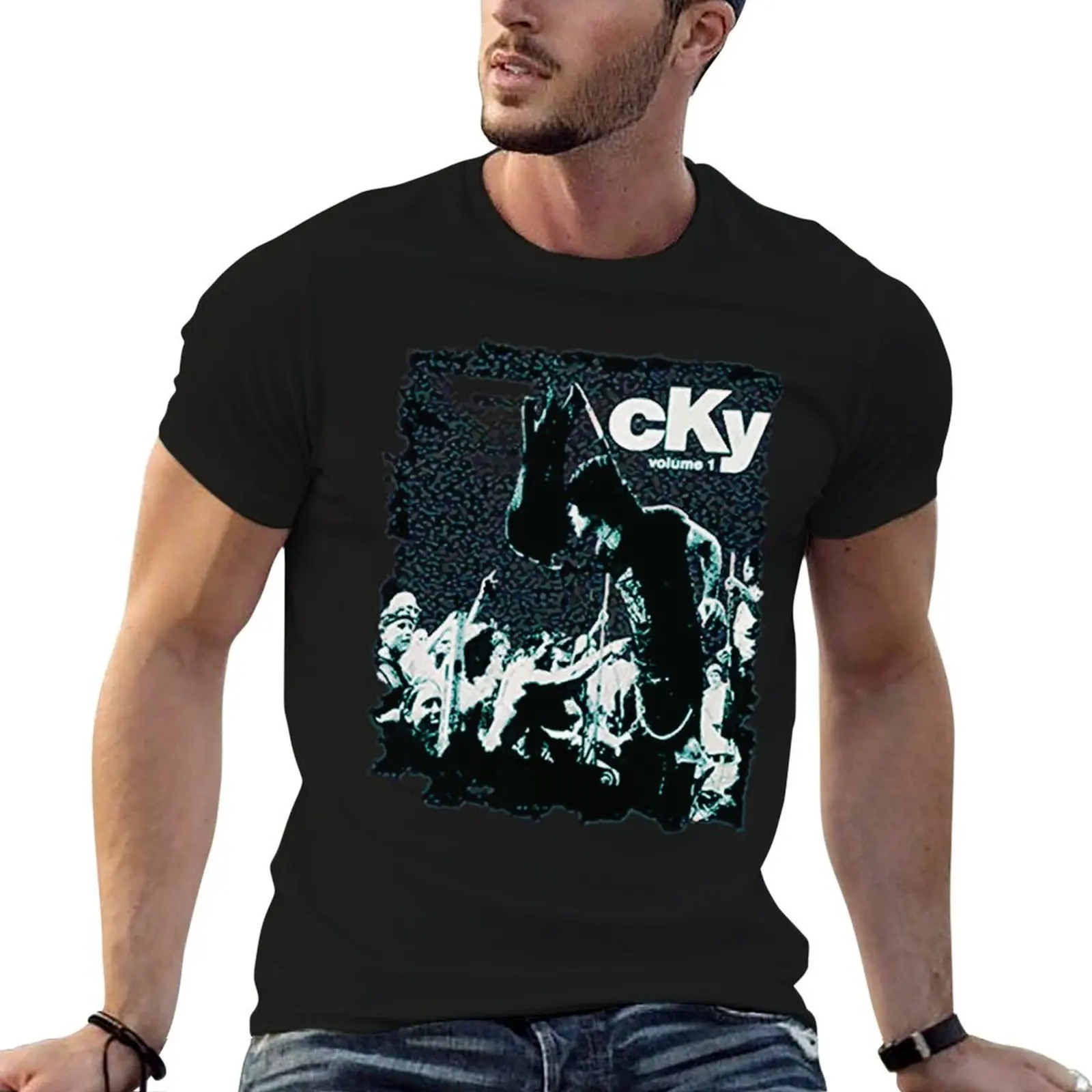 CKY Men_s Volume 1 Music T-Shirt Louboutins animal prinfor boys mens graphic t-shirts pack