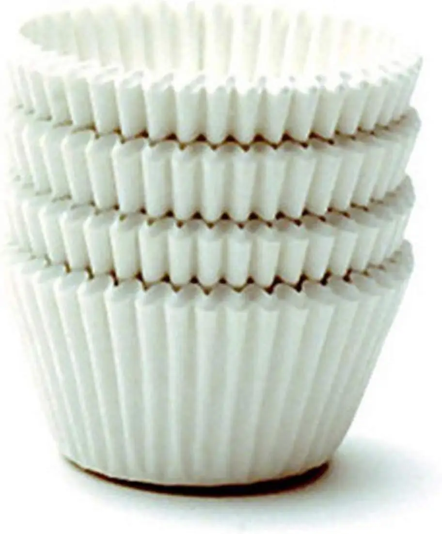 

Extra-Large White Muffin Cups, 48-Pack for Jumbo Baking, Food-Safe Paper