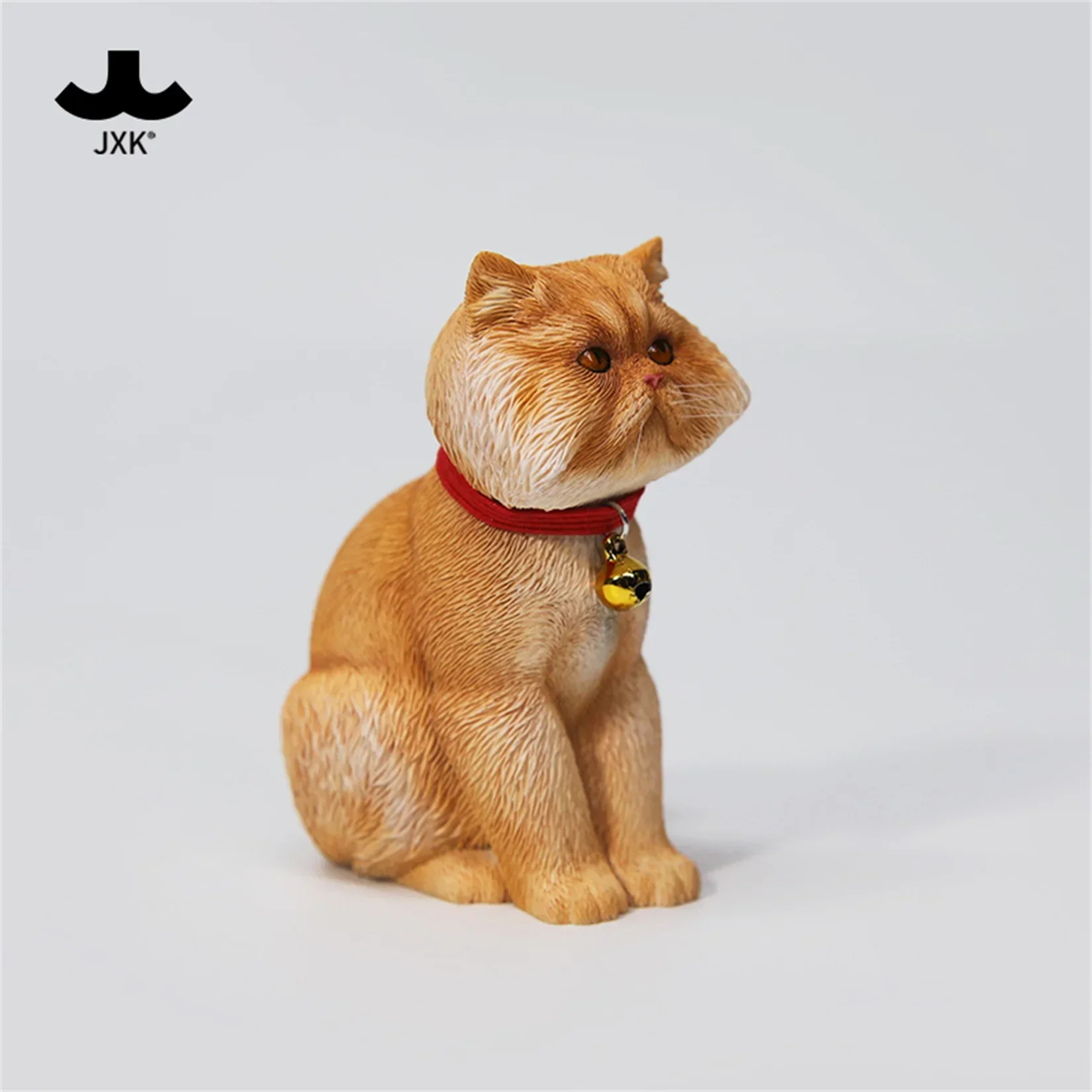 JXK-figura de gato feo 1/6 para adultos, modelo de gato de cara grande, accesorio de escena de Animal lindo, colección de decoración, regalo de cumpleaños, juguetes, accesorios, 1,0