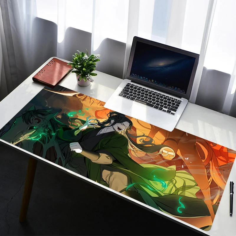 لوحة الماوس حصيرة مكتبية أنيمي Playmat الألعاب Tian Guan Ci Fu Mousepad Speed الكمبيوتر الكلاسيكي ومكتب ألعاب خزانة لوحة المفاتيح #5