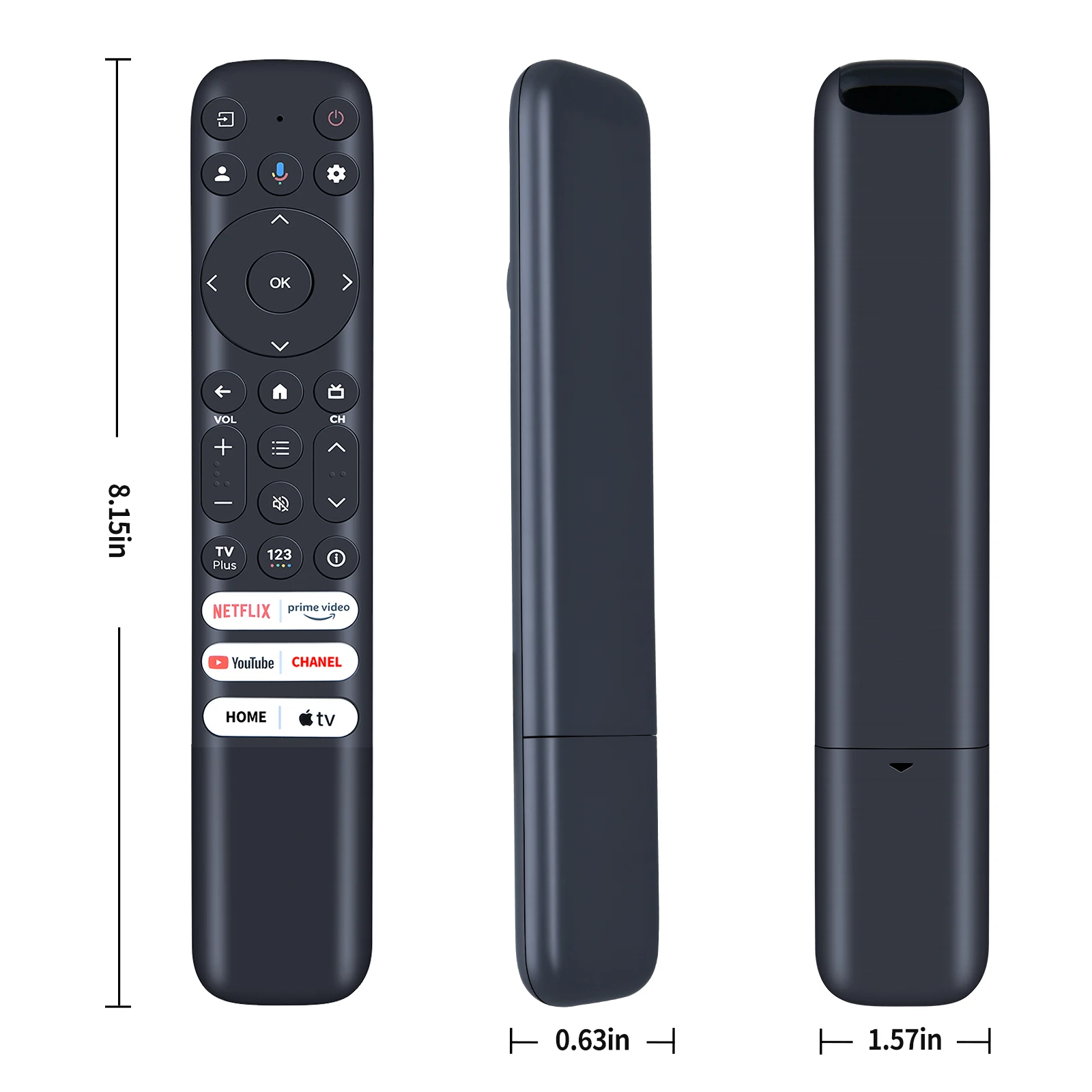 Remote Control RC813 FMB1 Baru Untuk TCL 55R646 75S546 65S546 65R646 tanpa Suara