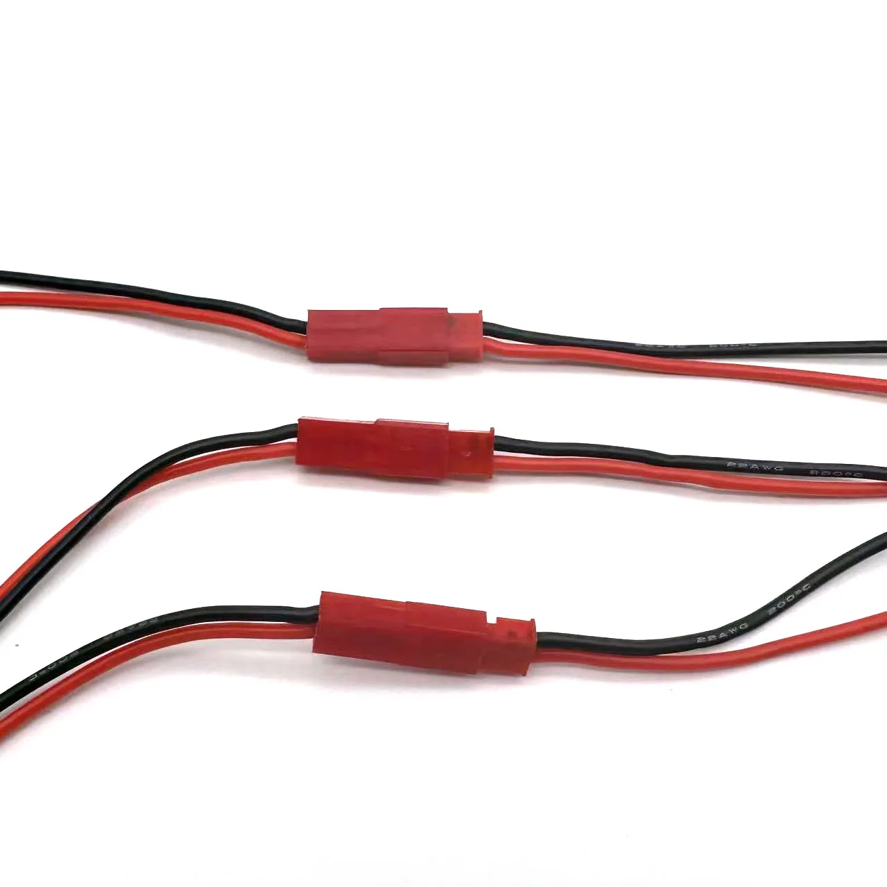 JST 10/20/50cm Pria Wanita konektor JST Plug 20awg 22awg kabel untuk RC BEC baterai helikopter DIY FPV Drone Quadcopter