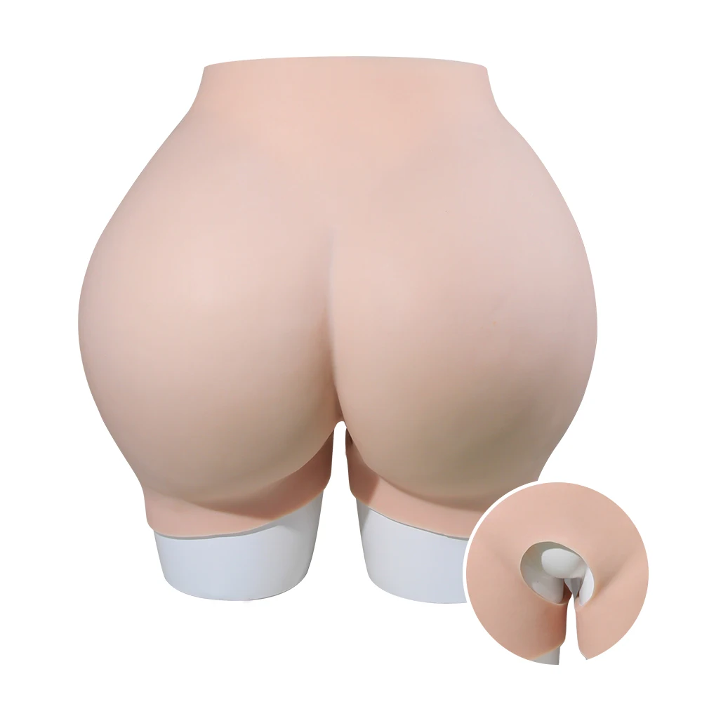 LERVANLA Silicone Hip Pants Silicone Sexy Buttocks Enhancement for Women Open Shift Pants Full Buttocks Cosplay