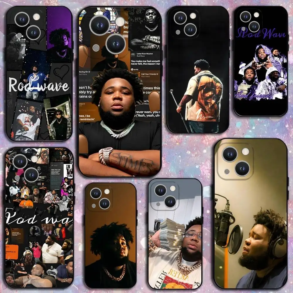 

25 R-Rod W-Wave Rapper Phone Case For iPhone 16,15,14,13,12,11 Plus,Pro Max,XS,X,XR,SE,Mini,8,7,Soft Silicone Black Cover