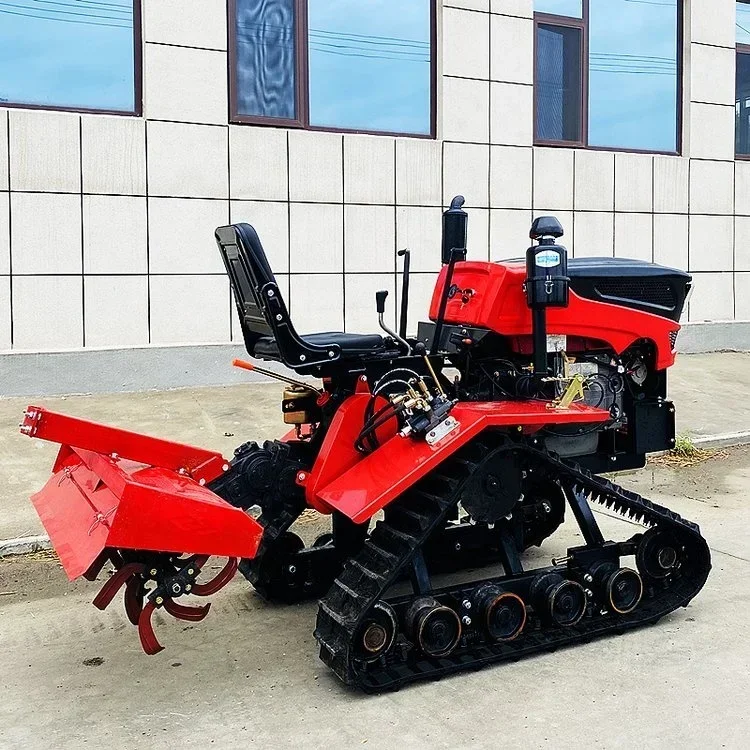 Farm Tillers Cultivators Crawler Mini Tiller Cultivator Power Rotary Tillers Machine 25HP/30HP/35HP/40HP/50HP Crawler Tractor