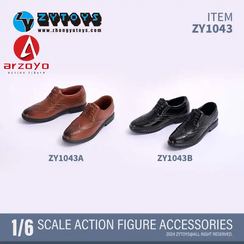 ZYTOYS ZY1031 ZY1042 ZY1043 1/6 Business Leder Schuhe Zubehör Modell Fit 12'' Männliche Soldat Action Figur Körper Puppen Spielzeug
