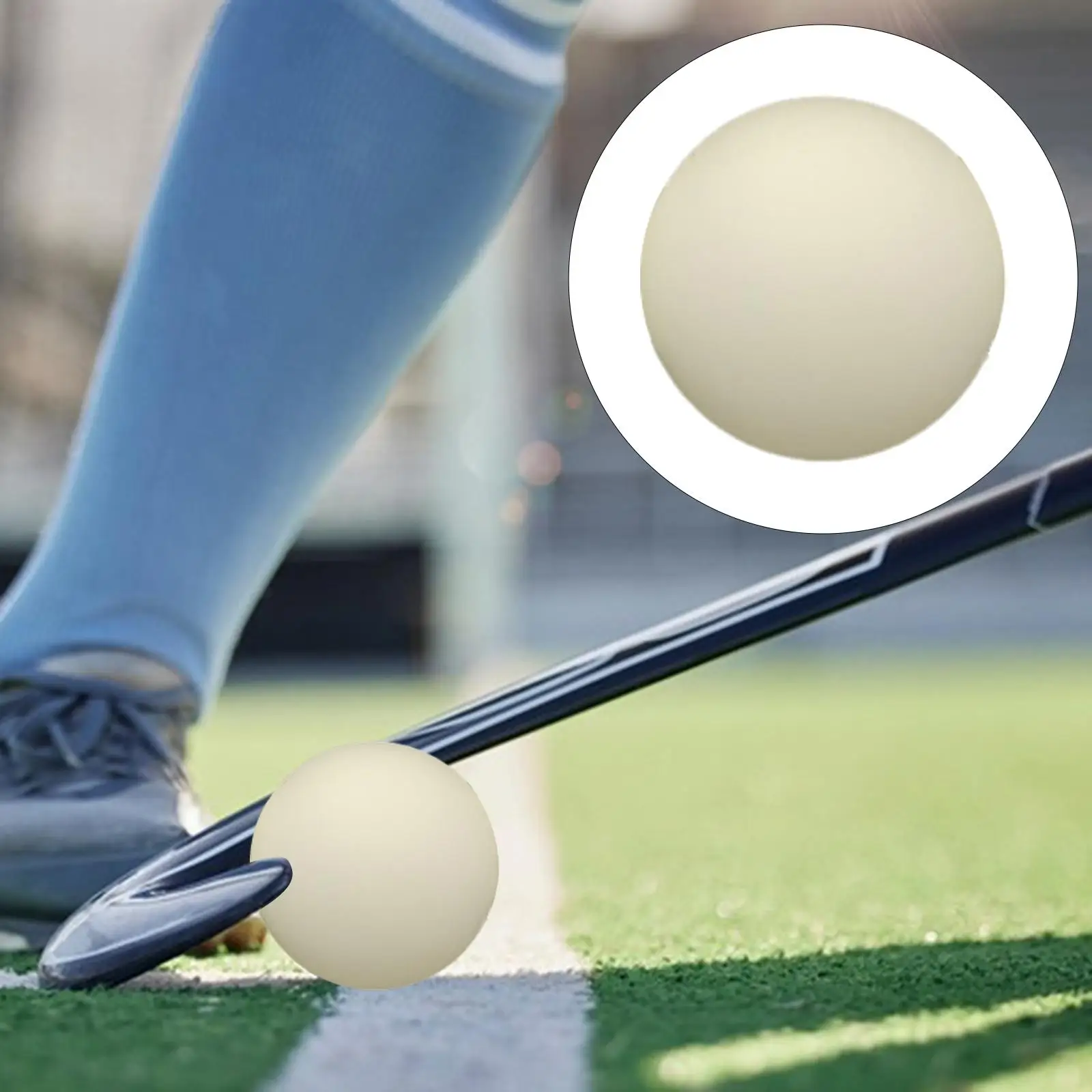 PVC Street Hockey Ball Glow in the Dark Feature Lightweight Practice Equipment for Nighttime Fun