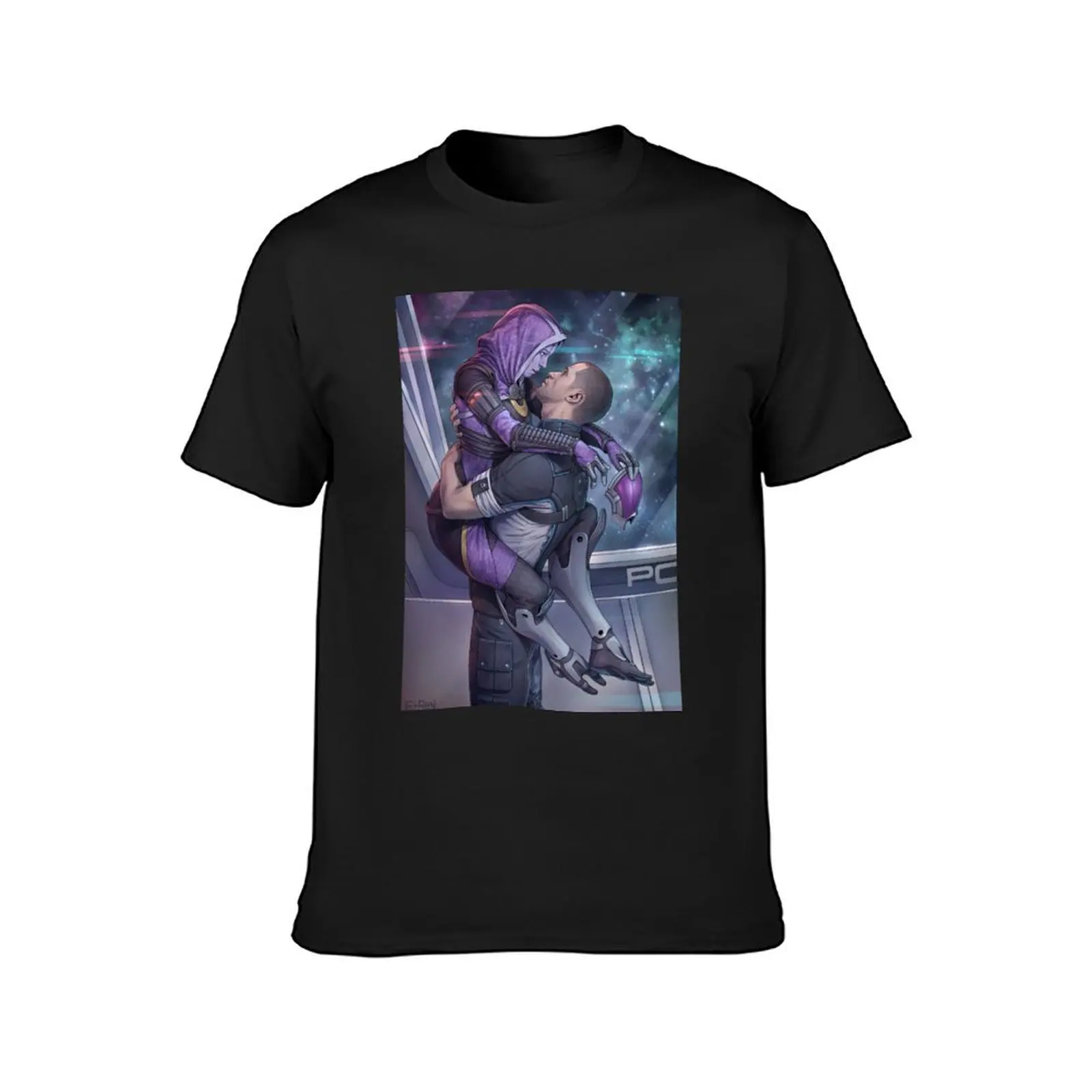 Mass Effect T-Shirt graphics aesthetic clothes Men's clothing