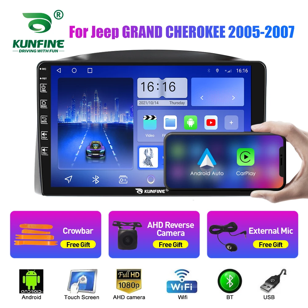 Car Radio For Jeep GRAND CHEROKEE 2Din Android Octa Core Car Stereo DVD GPS Navigation Player Multimedia Android Auto Carplay