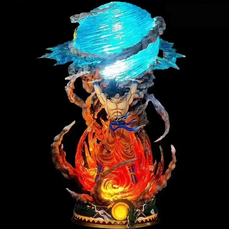 23 Cm Anime Dragon Ball Goku Character Super Vitality Bullet Sun Wukong Action Model Pvc Collection Figure Glowing Toy Gift