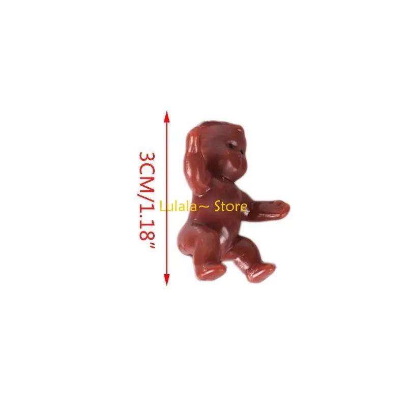 인형 목욕을위한 Y4QA 모델 아기 Accs 인형 집 장식 Sandp를위한 미니 풍경