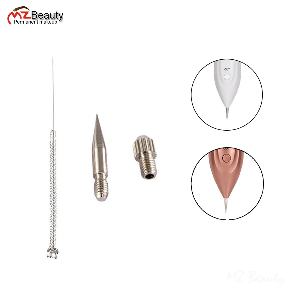 Micro Removal Pen Mole Freckle Spot Needles Sweep Plasma Point Round Fine Caps Microblading Accessories For Removal Spot Pen