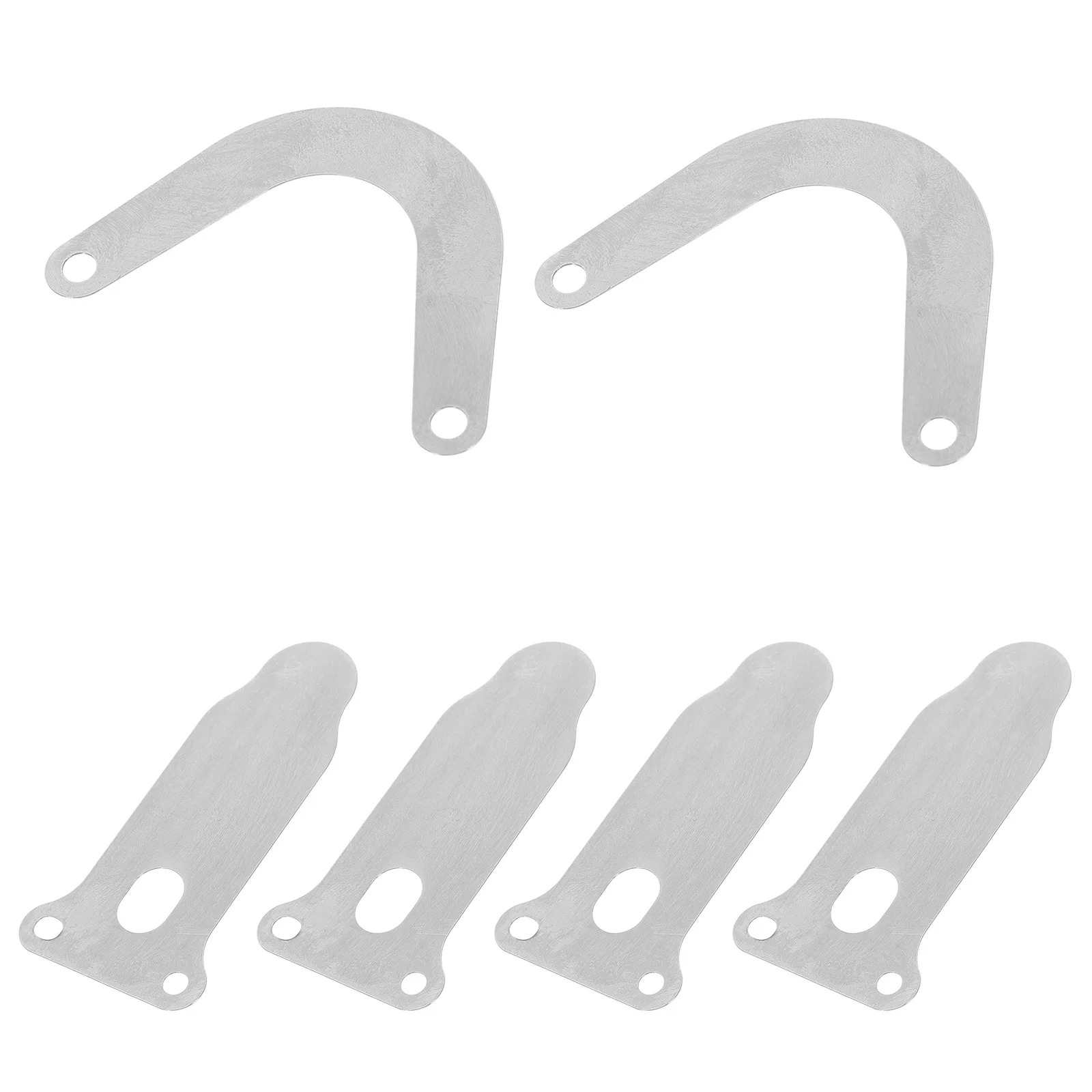 

6Pcs Air Compressor Valve Plates Metal Tongue Shape Silent High Efficiency No Oil Operation Metal Valve Plates