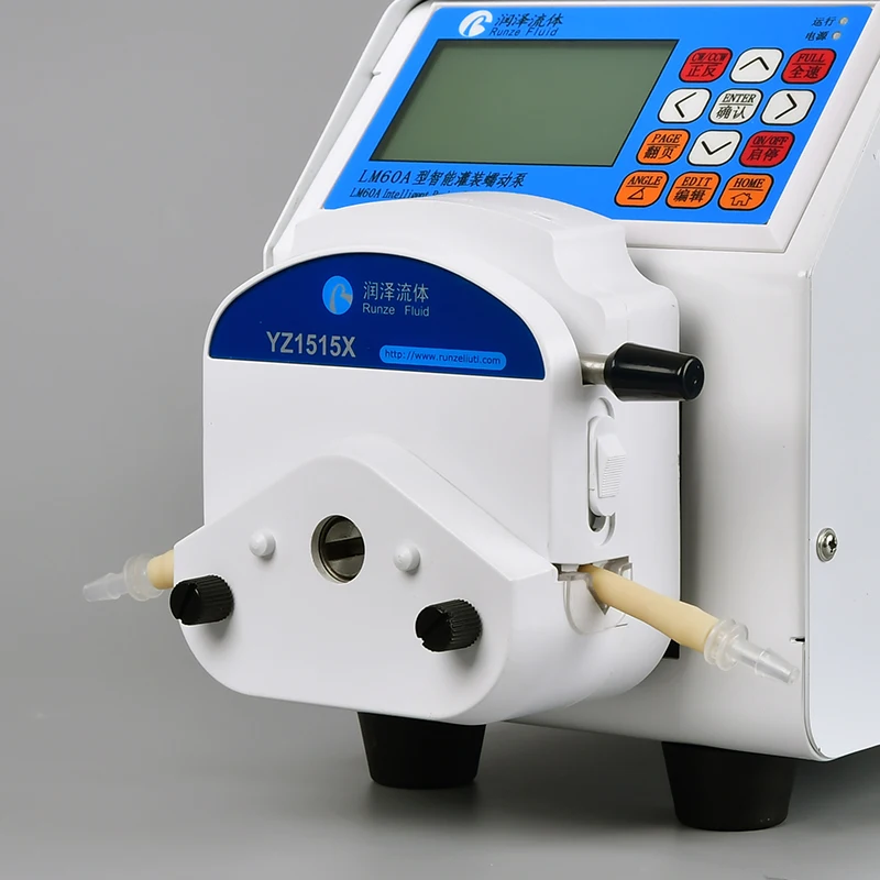 Runze Fluid Peristaltic Pump Head Tube Rubber Tube With Plastic Connector Peristaltic Pump Tubing