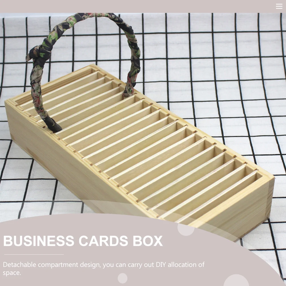 Centerpiece Card Storage Box Business Desktop Cards Holder Place Yellow Name Organizer Rack