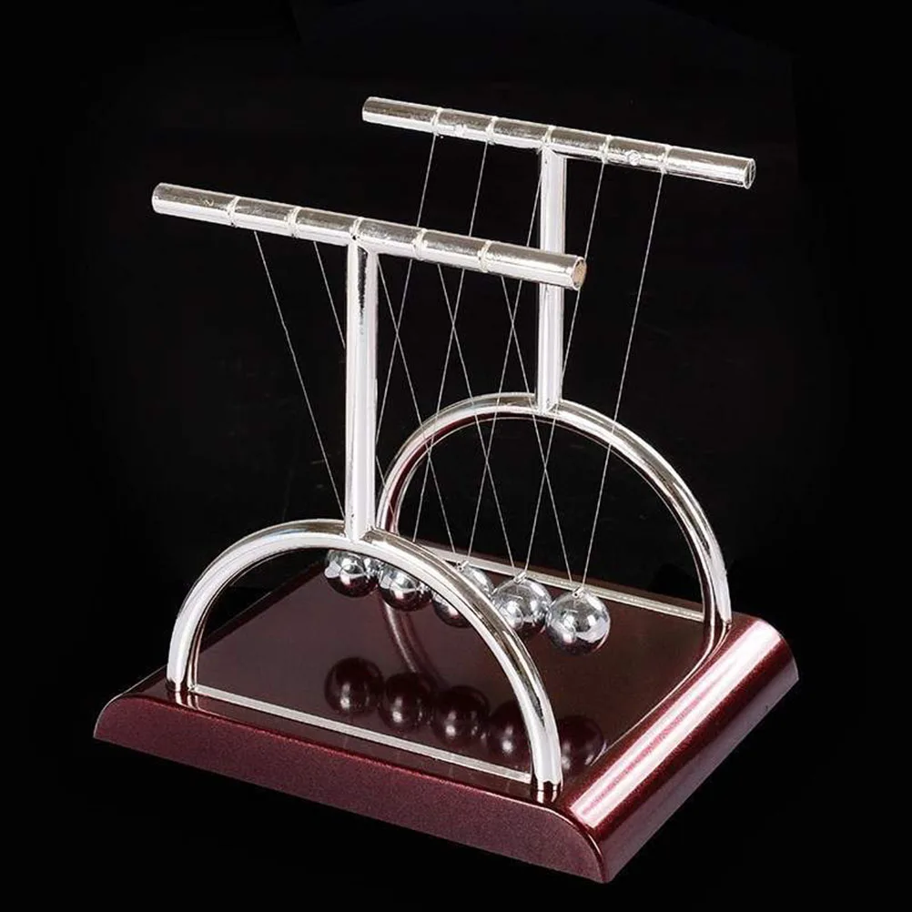 

3D Science Newton'S Cradle Square Balance Dynamics Educational Kit Desktop Ornament Home Office Decor Kids Adults Gift Physics